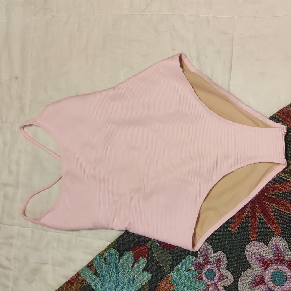 Old navy light pink tie back one piece